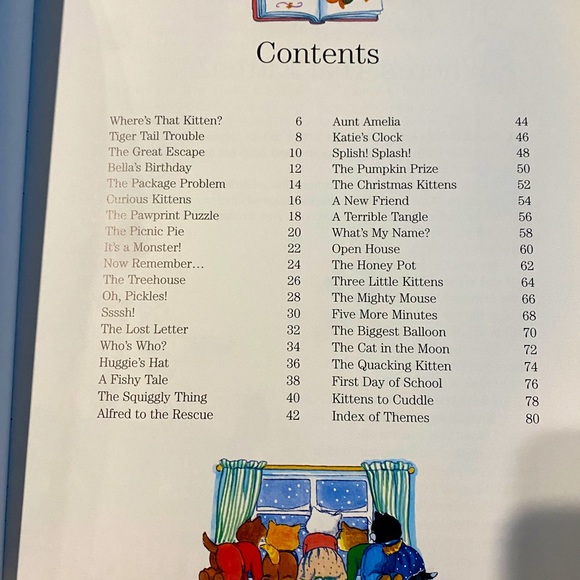 5 MINUTE KITTEN TALES VTG 90s HARDCOVER BOOK & DUST JACKET 80p 12”x9.5” LIKE NEW - Picture 8 of 16